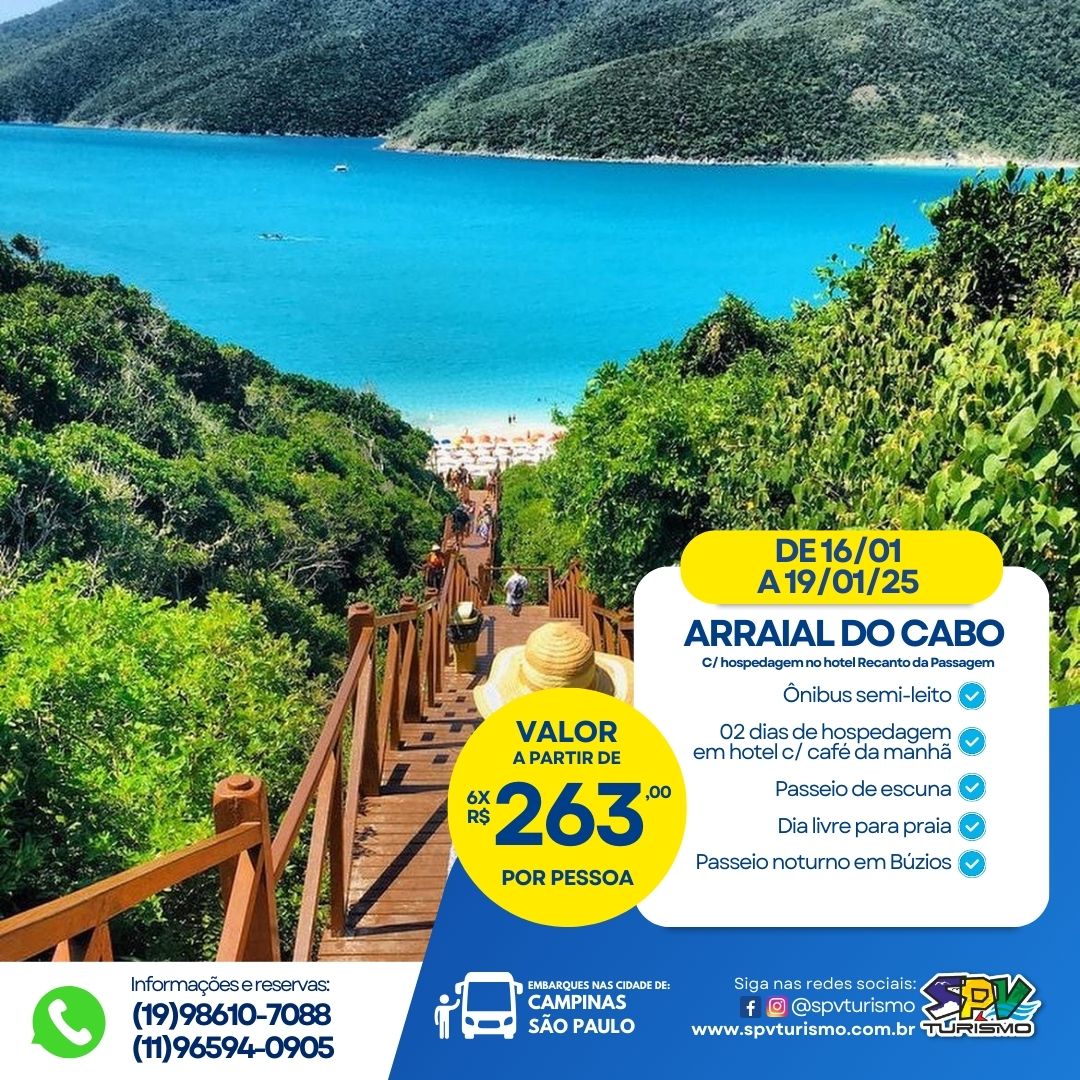 ARRAIAL DO CABO E CABO FRIO